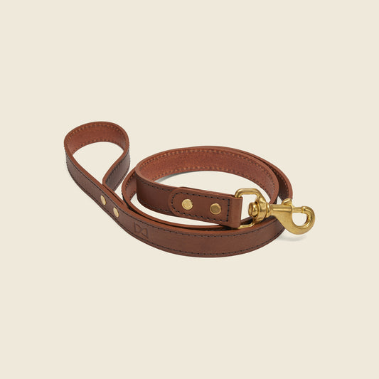 Full Leather Dog Lead