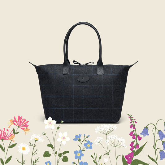 Chapman Tweed Bag - Floral Lining