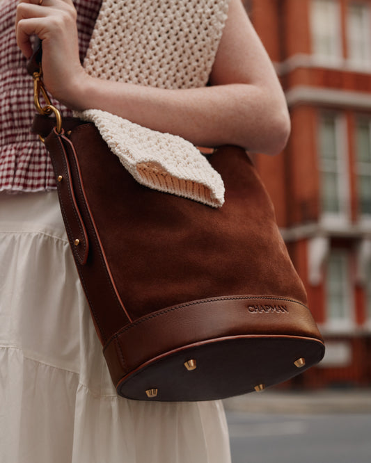 Madeleine Bucket Bag - Suede